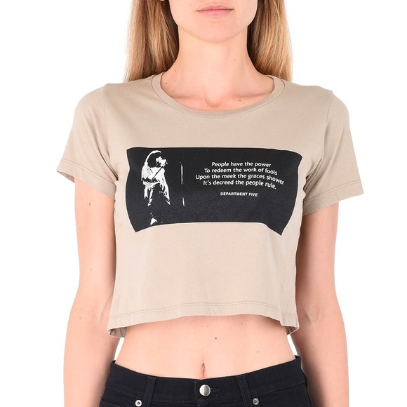 Department 5 Crop Top — Punk Poetry — Patti Smith - Picture 1 of 12